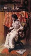 William Merritt Chase In the  Studio painting